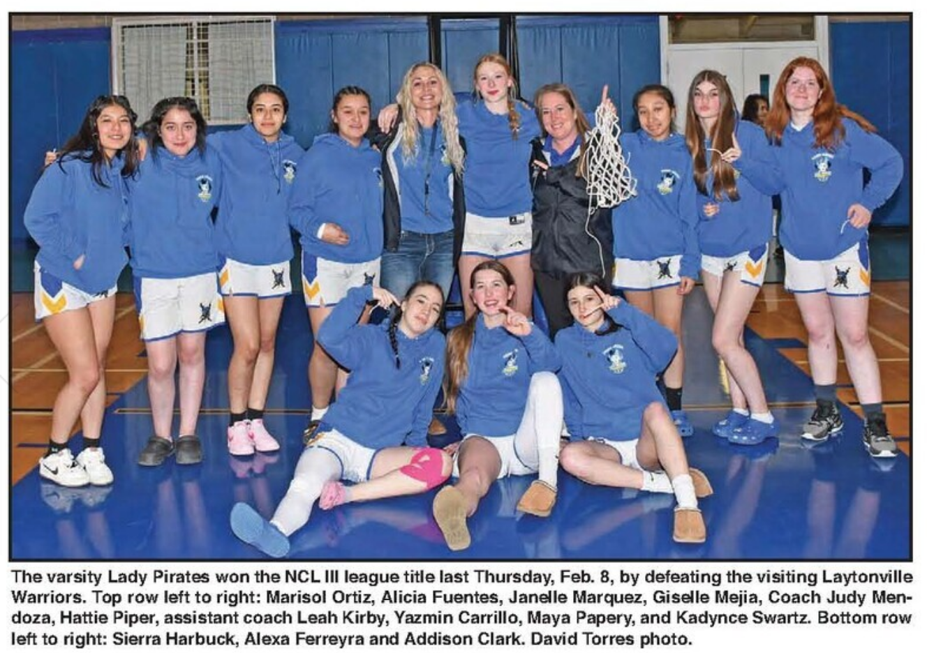 PAHS Girls Basketball 2024 League Champions