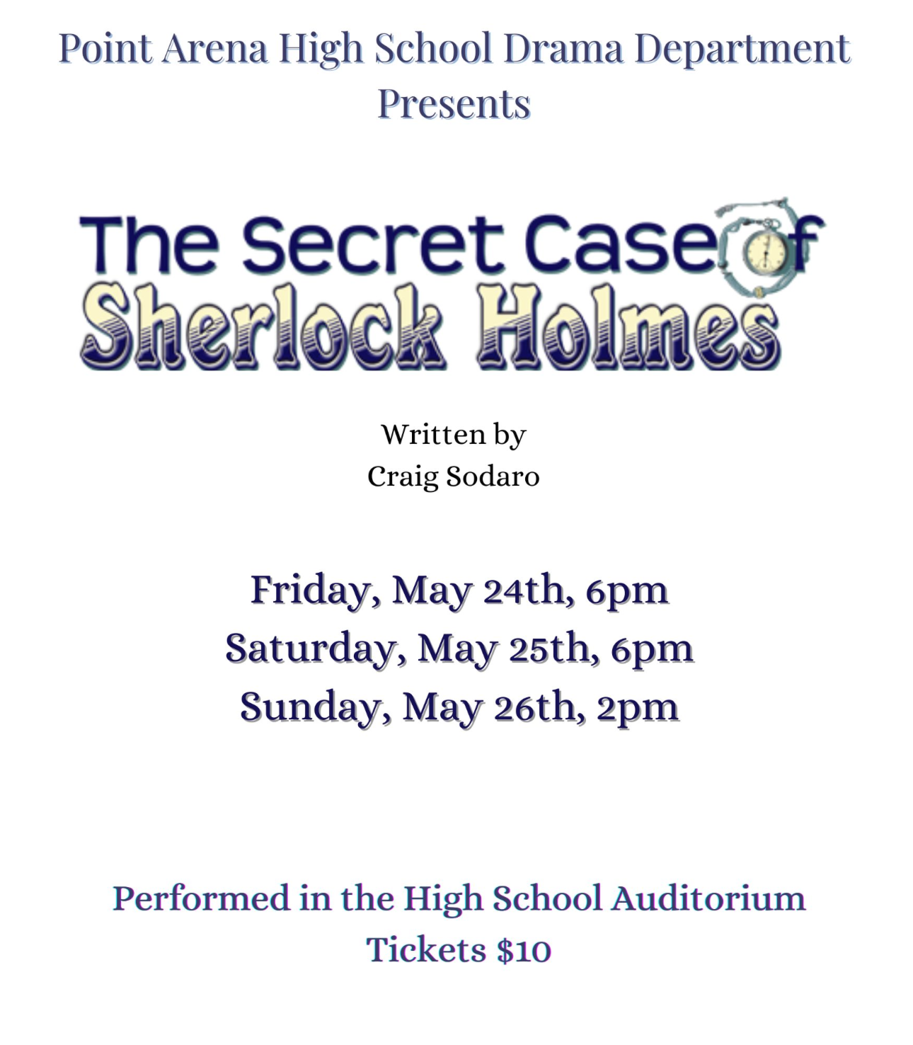 PAHS Play may 2024