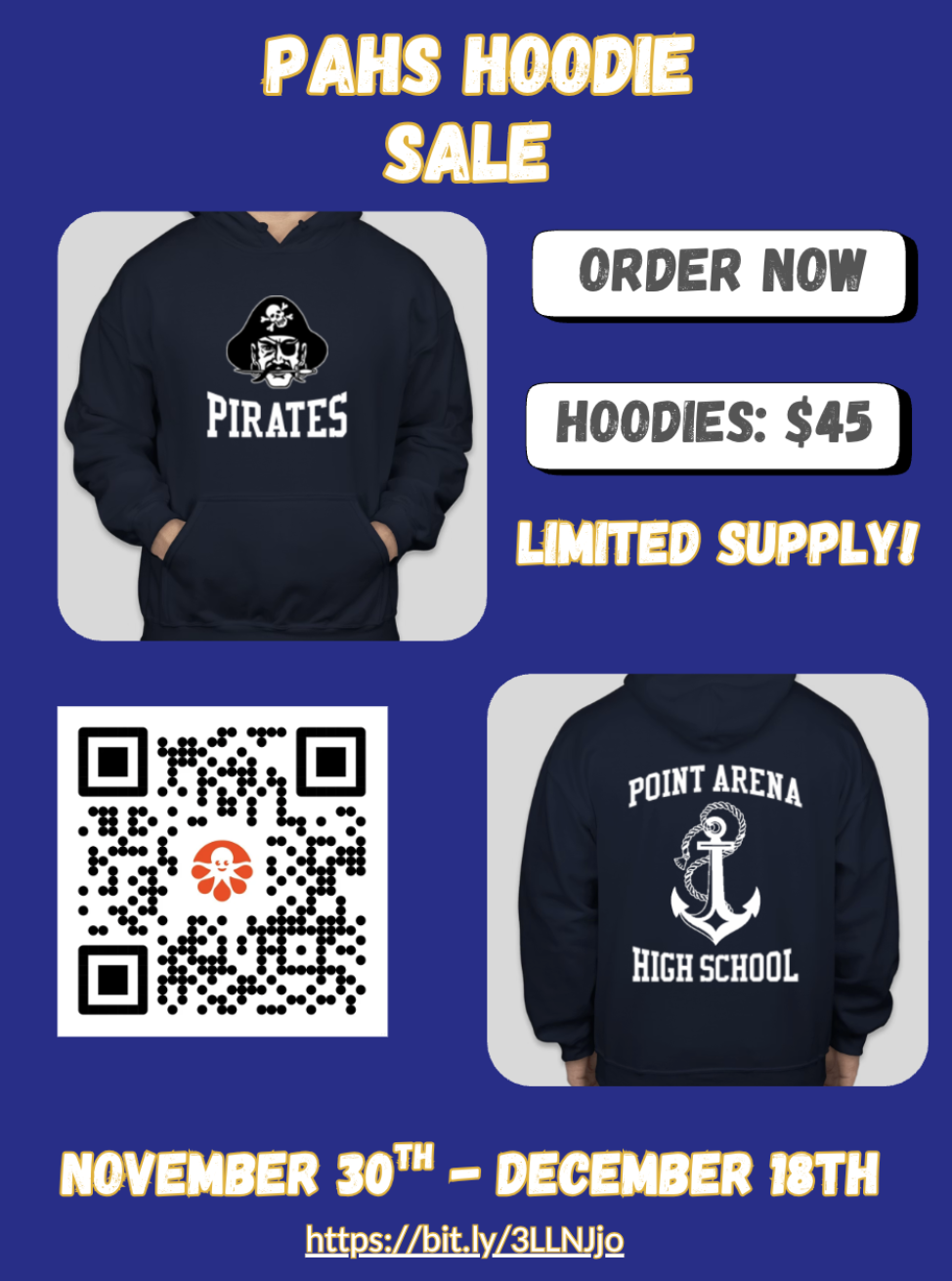 Hoodie fundraiser